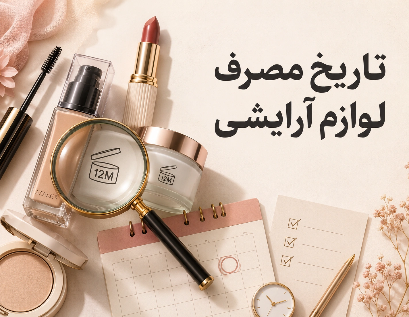 تاریخ انقضای لوازم آرایشی را چگونه بررسی کنیم؟